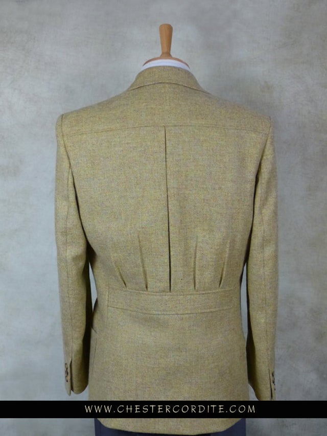 Parchment Tweed Herringbone, Modern Vintage Suit by Chester Cordite